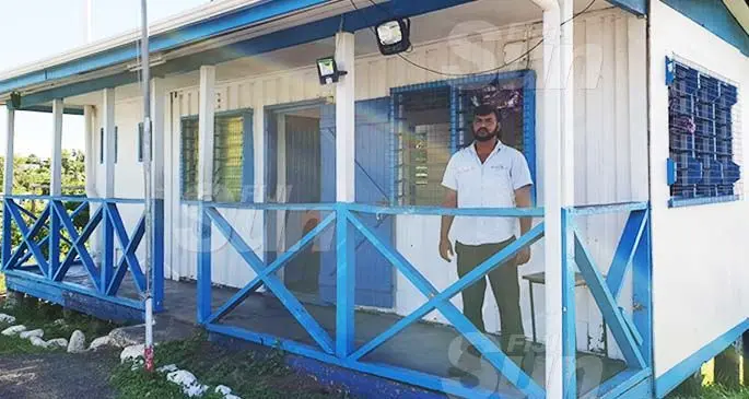 Nikhil Shabneel Chand outside the Tavakubu Police Post in Lautoka after lodging his complaint on February 20, 2020. Photo: Nicolette Chambers