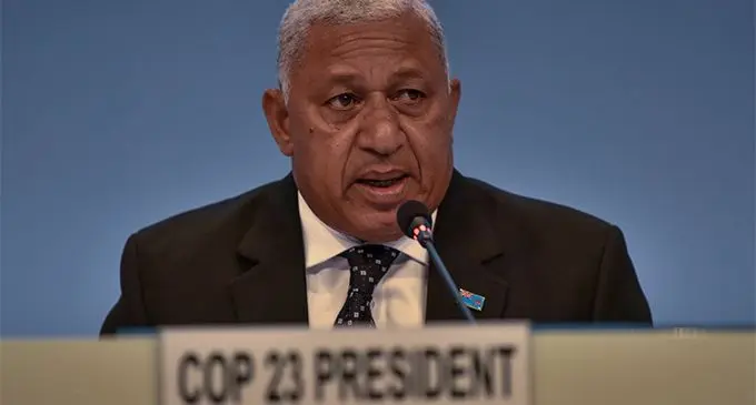 Prime Minister Voreqe Bainimarama.