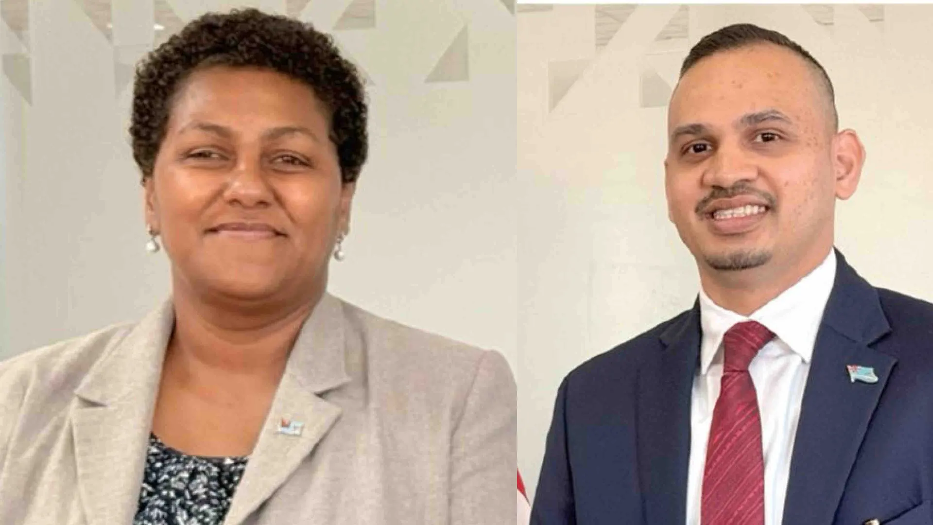 Director Environment Senimili Nakora and Permanent Secretary for Environment and Climate Change, Sivendra Michael during the press conference on June 4, 2026. 