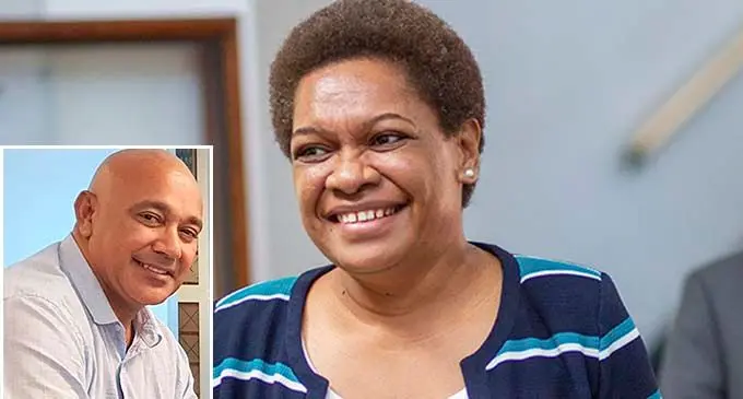 Former Minister for Women, Children and Poverty Alleviation, Mereseini Vuniwaqa. Photo: Leon Lord. Inset: Varinava Tiko