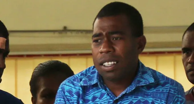 Manueli Nakurekure, 27, outside the  Nasinu Magistrates Court on April 22, 2019. Photo: Ashna Kumar