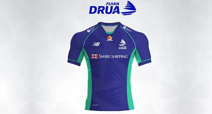 The 2022 Swire Shipping Fijian Drua Super Rugby Jersey.