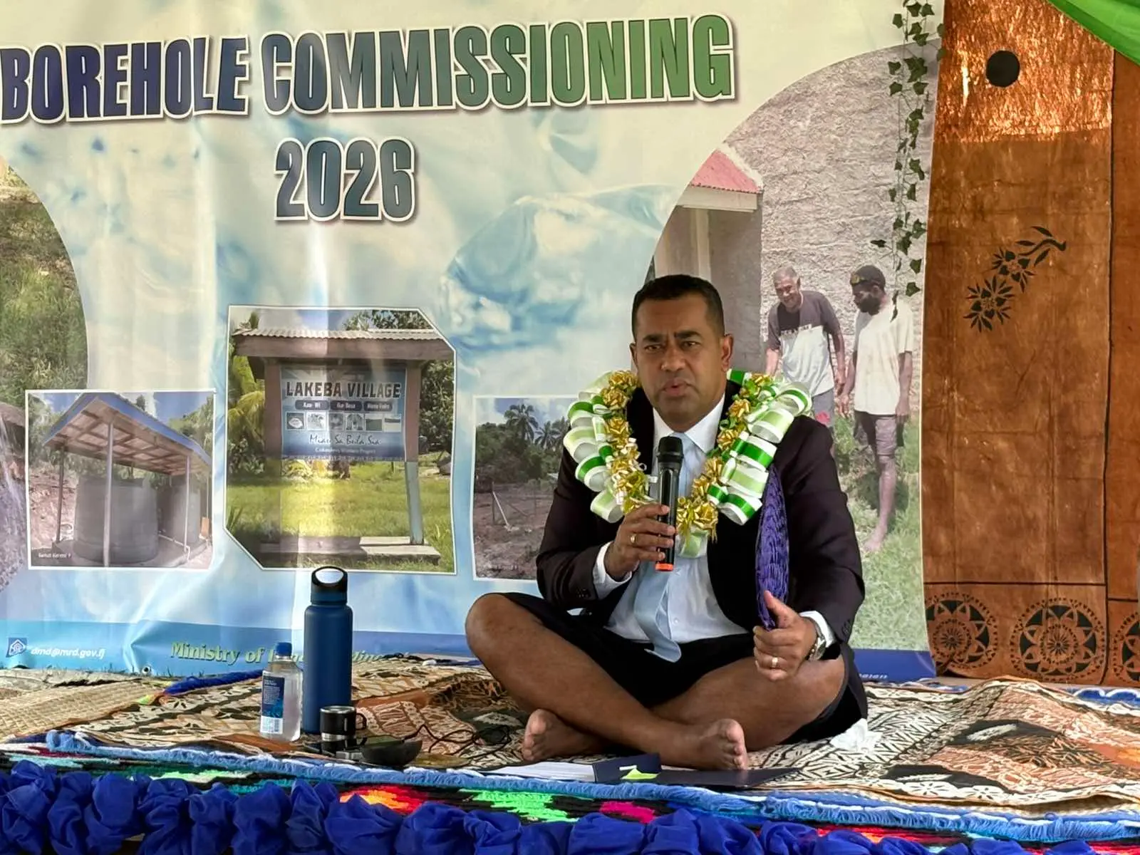 Minister for Lands and Mineral Resources, Filimone Vosarogo. 