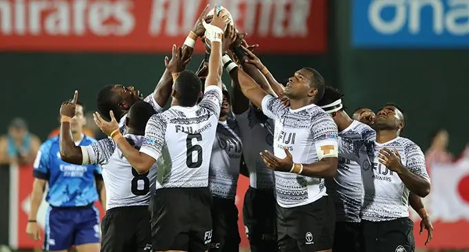Fiji Airways Fijian 7s team are looking to restore lost pride by retaining the Cape Town 7s title in South Africa, this weekend. Photo: World Rugby