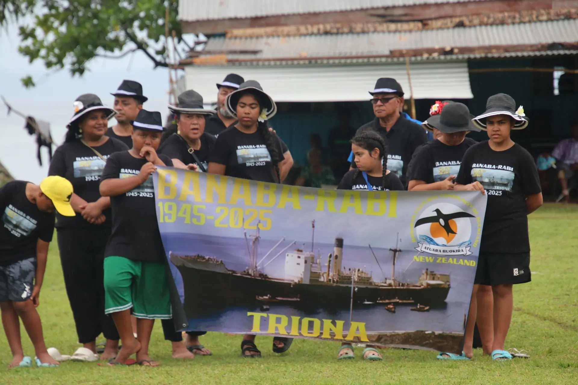 The Banaban Community of Auckland, New Zealand during the 80th anniversary celebrations of the arrival of the Banabans on Rabi Island.
