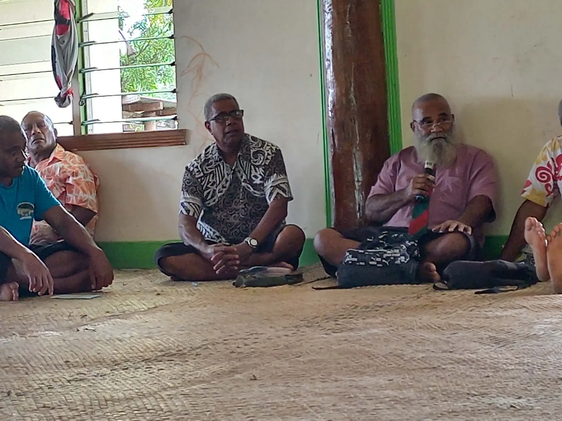 Villager Sunia Drauna at Drekeniwai, Navatu, Cakaudrove.