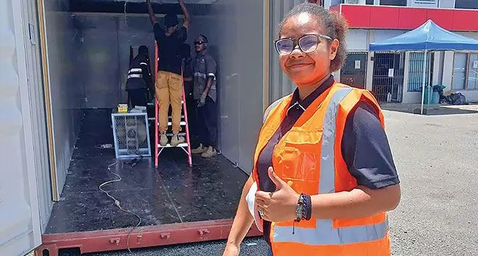 Graduate Mechanical Engineer, Peggy Henderson, has worked on several projects in various resorts in Fiji. Photo: Altitude Refrigeration