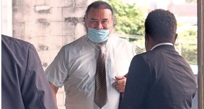 John Samisoni outside the High Court in Suva on October 20, 2021.   Photo: Ronald Kumar 