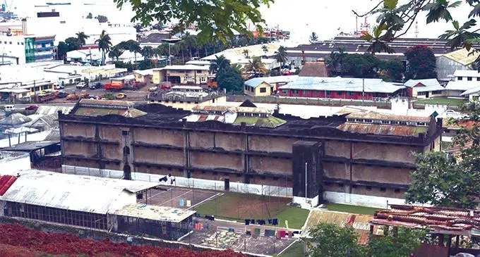 The old prison block before it was demolished. Photo: Ronald Kumar