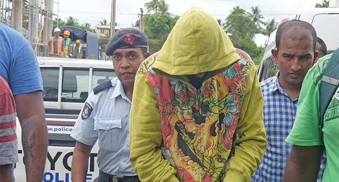 Christopher Narayan, 28, outside the Nasinu court house on March 11, 2019. Photo:Simione Haravanua.