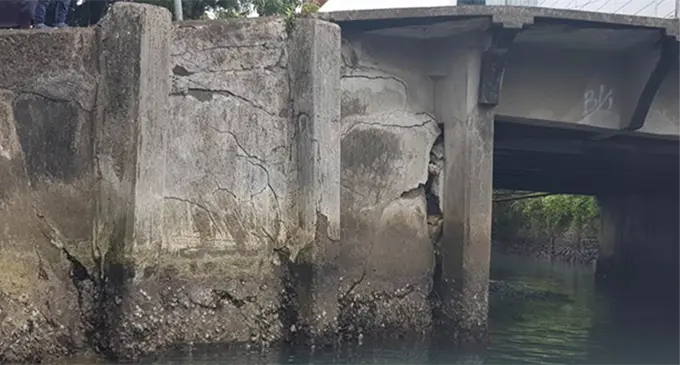 Thompson Bridge in Suva City.