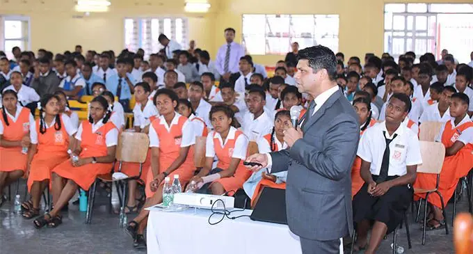 Attorney-General and Minister for Economy Aiyaz Sayed-Khaiyum during the budget consultation at Vunimono High School on March 28, 2018. Photo: DEPTFO