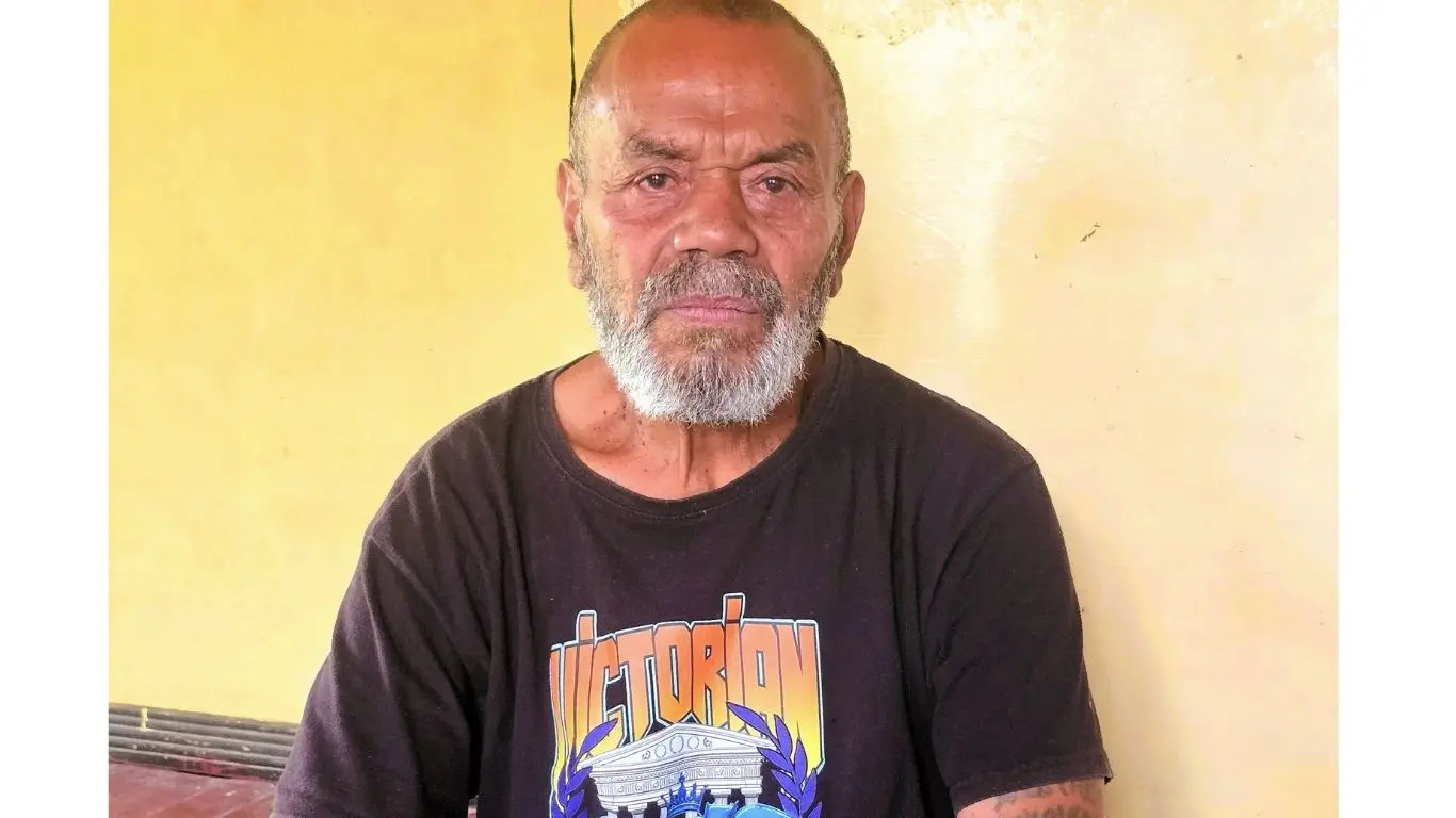 Aisea Kaliseiwaqa at his home following the death of his son and former Labasa Football Association player Nemani Rasiga, on October 16, 2026.
