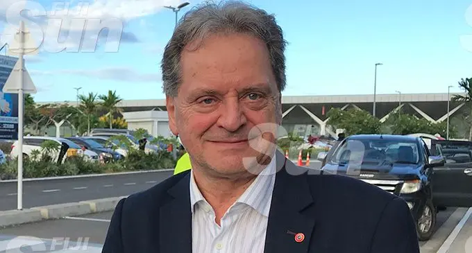 Flemming Serritslev at the Nadi International Airport on January 26, 2020. Photo: Waisea Nasokia