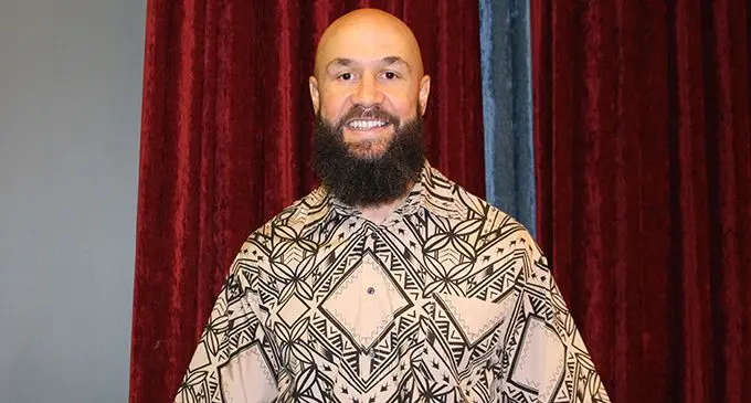 Former New Zealand Rugby sevens captain DJ Forbes.  