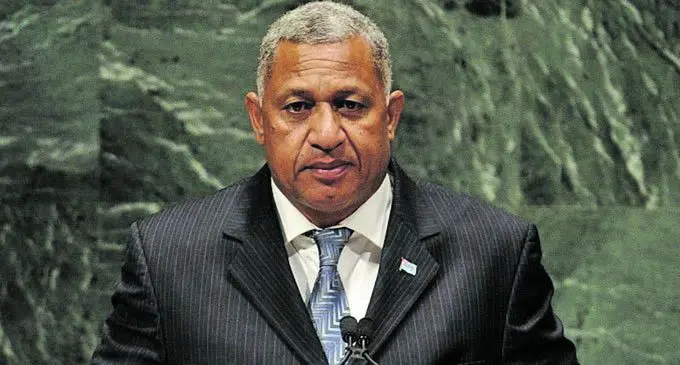  Prime Minister Voreqe Bainimarama.