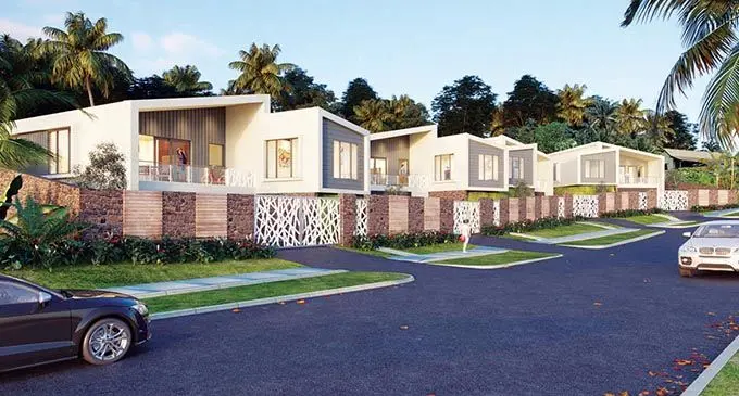 An artist’s impression of the Tamavua Estates.