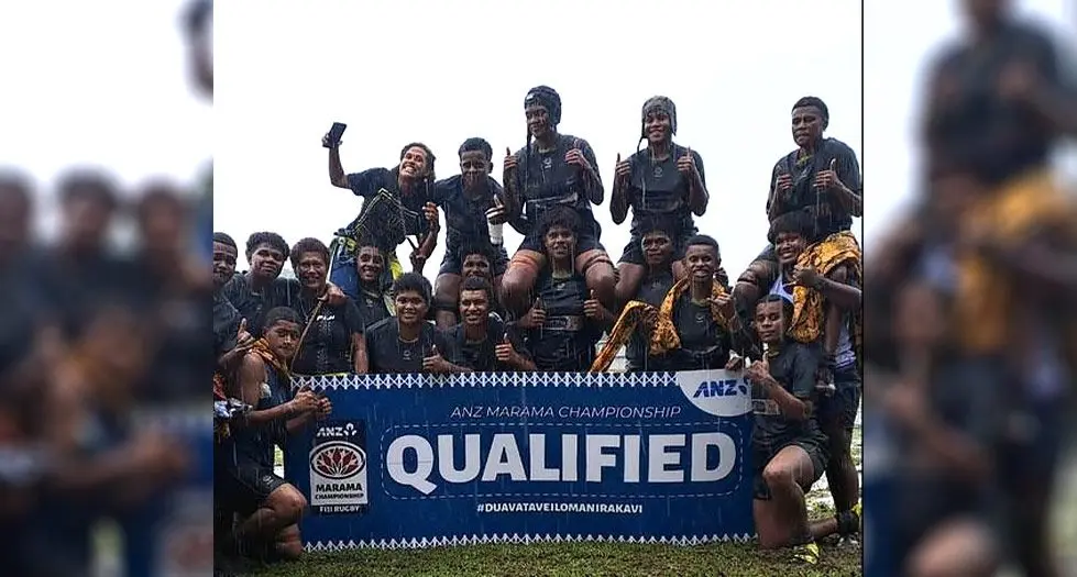 Kadavu women’s rugby team at Ratu Ganilau Park, Savusavu, on May 25, 2024. Photo: KRU.  