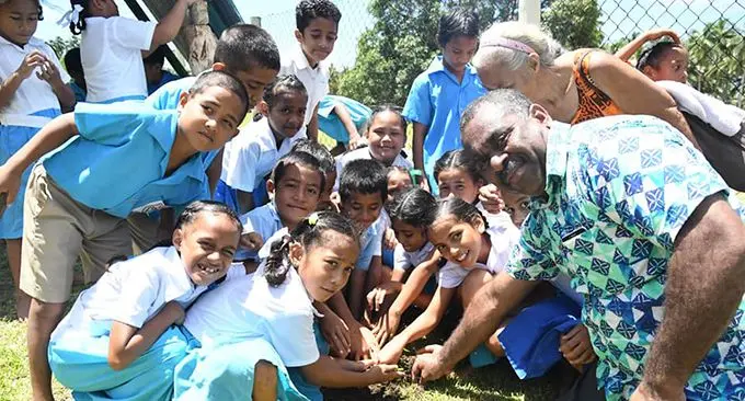 Students in Rotuma.