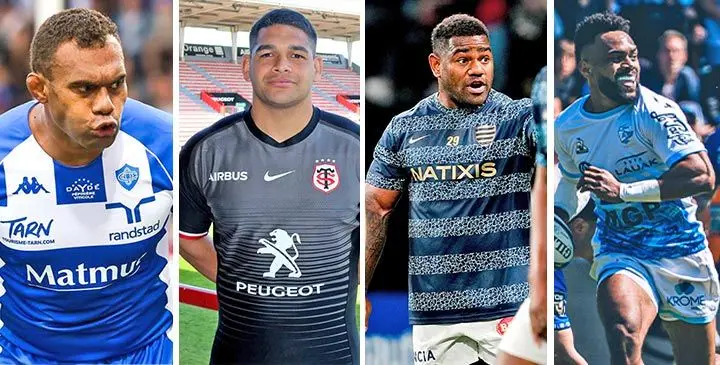 Leone Nakarawa, Sam Matavesi, Josua Tuisova and Sireli Maqala.