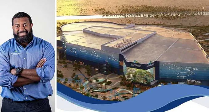 Marine biologist Viliame Waqalevu is one of the senior researchers at SeaWorld, in Abu Dhabi.