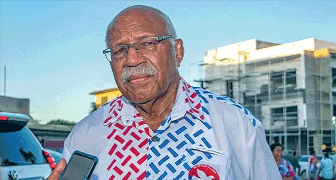 Prime Minister Sitiveni Rabuka