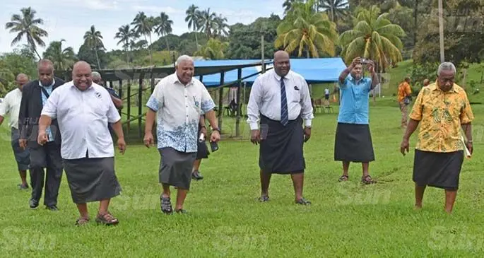 Prime Minister Voreqe Bainimarama in Bua during the first leg of his Northern tour. Photo: Laisa Lui