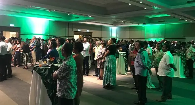 Business figures were in numbers at a BSP Cocktail event in Suva on July 22,2022. Photo: Laisa Lui