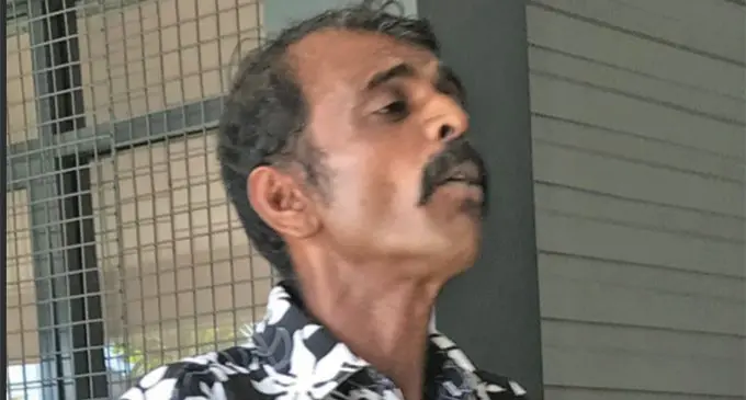 Govind Singh infront of Labasa Magistrate Court on April 26, 2019. Photo: Shratika Naidu