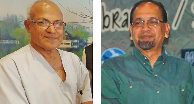 L-R: Dr Ram Raju and Robin Ali