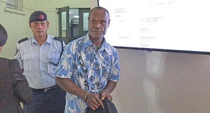 Vilikesa Taginakalou outside the High Court in Suva on February 12, 2021.   Photo: Ashna Kumar