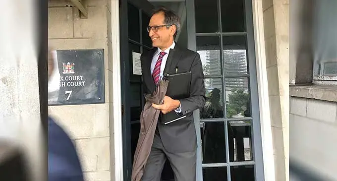 Richard Naidu outside the Civil High Court in Suva on October 5, 2022. Photo: Ashna Kumar