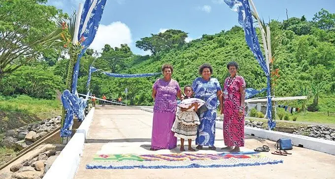 One of the four Irish Crossings on Koro Island opened by Prime Minister Voreqe Bainimarama on February 5, 2020. Photo: DEPTFO News