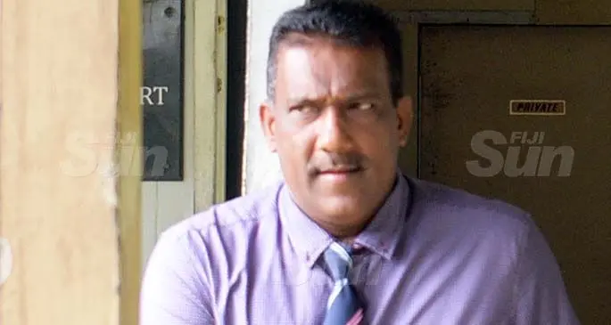 Talib Khan outside the Courthouse in Suva on March 10, 2021. Photo: Ronald Kumar