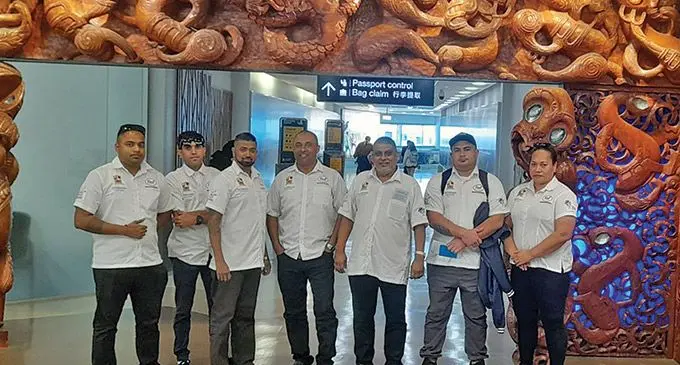 The seven-member FMF-sponsored Fiji Chefs Association culinary team.