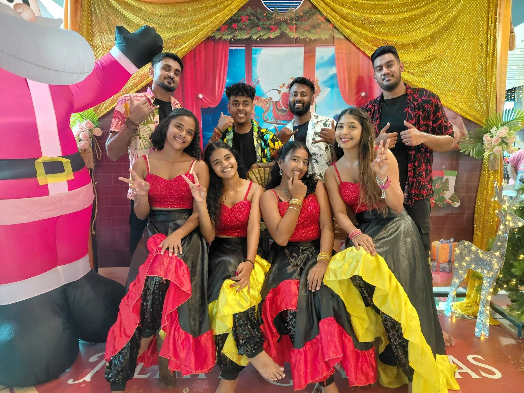 Members of the Masti Arts & Dance Group after their performances during the Christmas Show at TappooCity Suva on December 23, 2025.