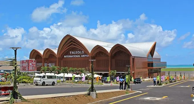 Faleolo International Airport Terminal in Samoa.  