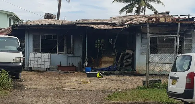 The home which was destroyed in a fire on June 27, 2020.  Photo: Nicolette Chambers