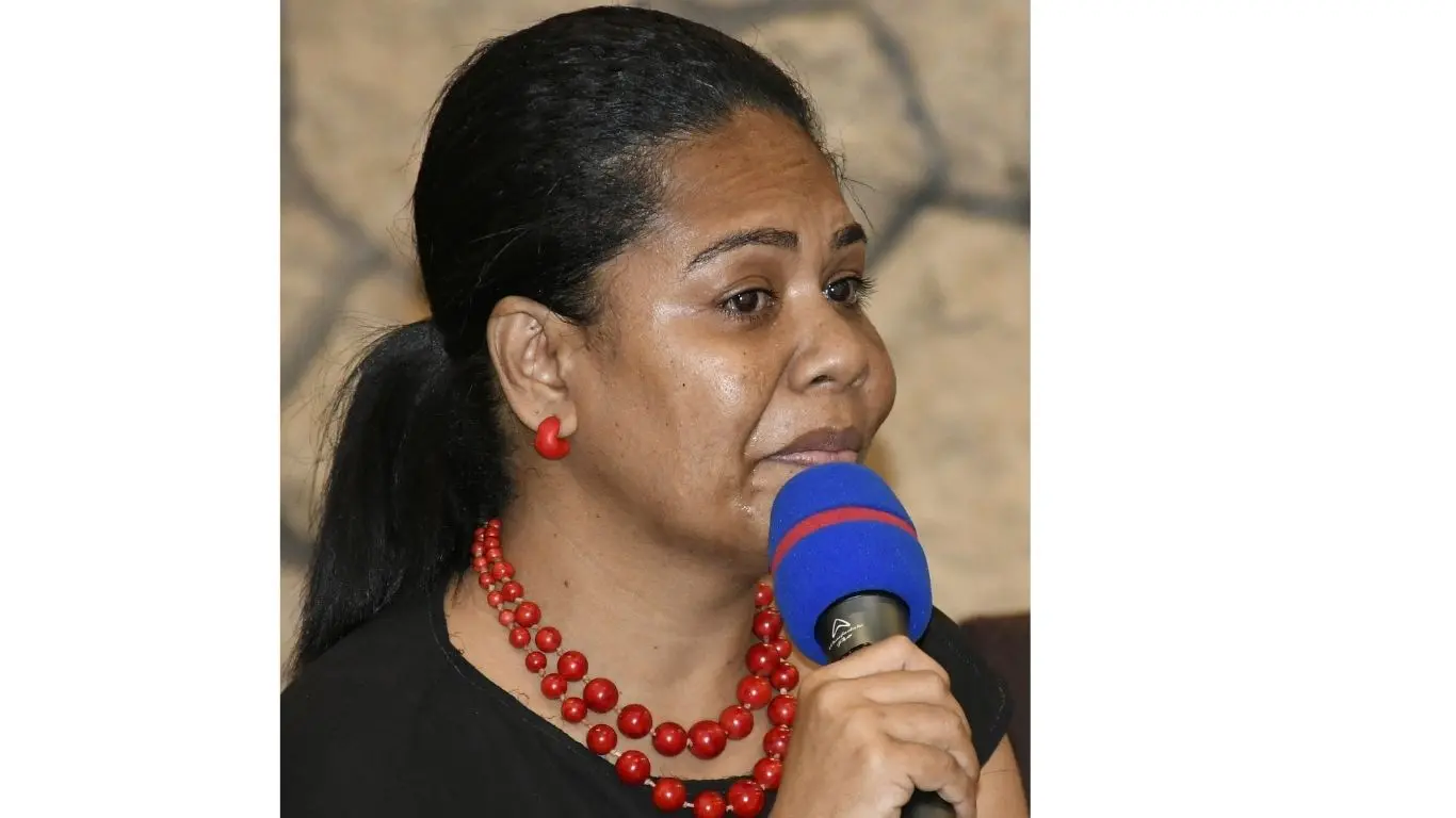 Litia Raiwalui during the Supporting Children with Disabilities in Fiji national stakeholders dialogue in Suva on April 1, 2026. 