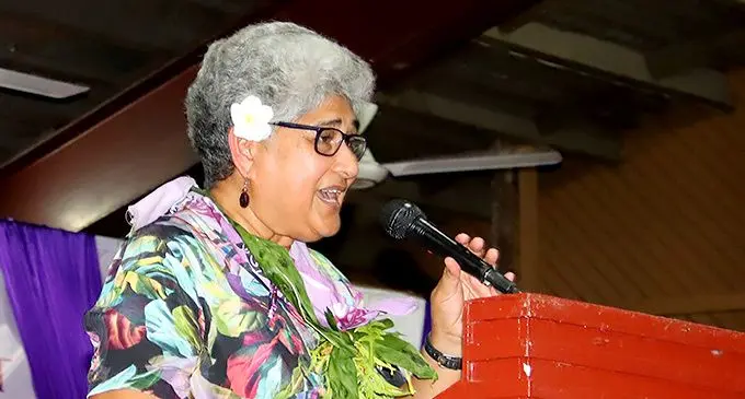 Fiji Women’s Crisis Centre Co-ordinator Shamima Ali during the International Women’s day celebration at the Lautoka Girmit Centre on March 8, 2022