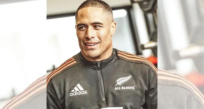 Veteran All Blacks halfback Aaron Smith during a press conference in Dunedin, New Zealand, on July 6, 2021.  Photo: All Blacks.com