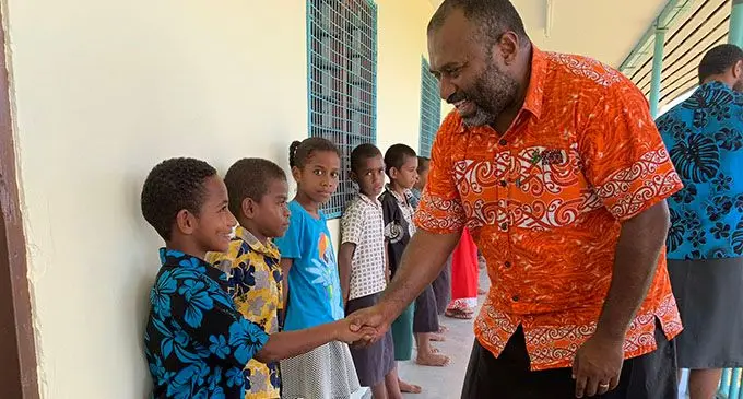 Osea at Qalivakabau school in Koro Island. PHOTO: Dr Iferimi Waqainabete