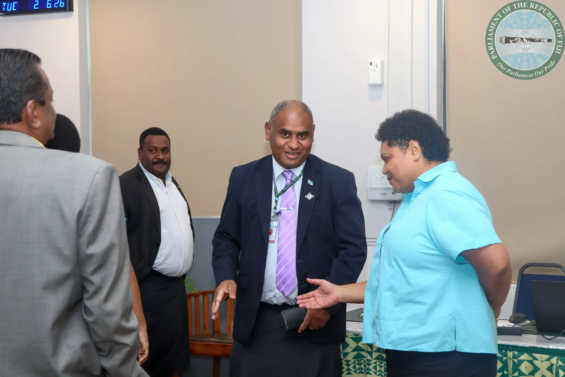 Acting Chief Health Inspector Luke Vonotabua in Parliament on June 2, 2026..jpg