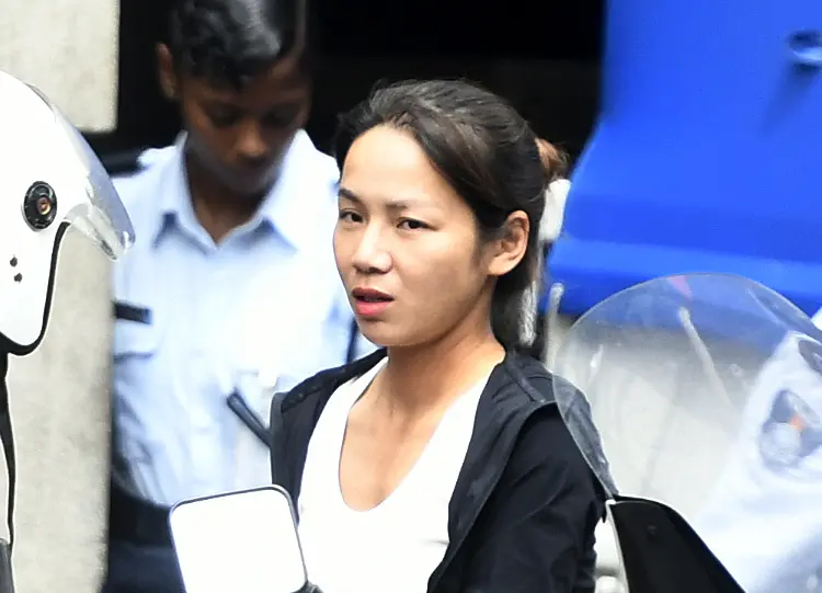 Dai Ming Hui outside High Court on April 7, 2026. 