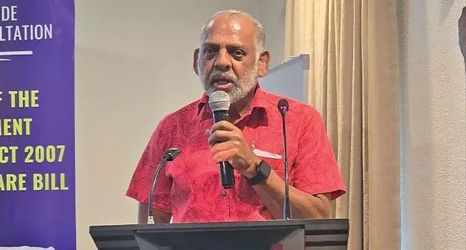 Minister for Employment, Productivity, and Industrial Relations, Agni Deo Singh.