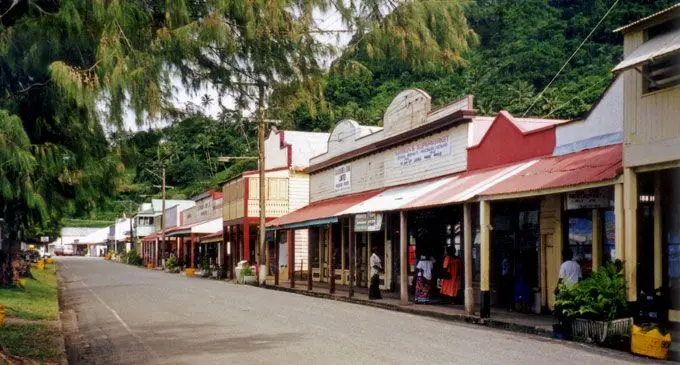 Beach Street in Levuka