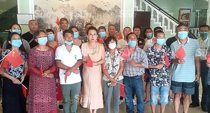 Some members of the international Chinese community in Suva at the Yue Lai Hotel on December 21, 2021. Photo: Ranoba Baoa