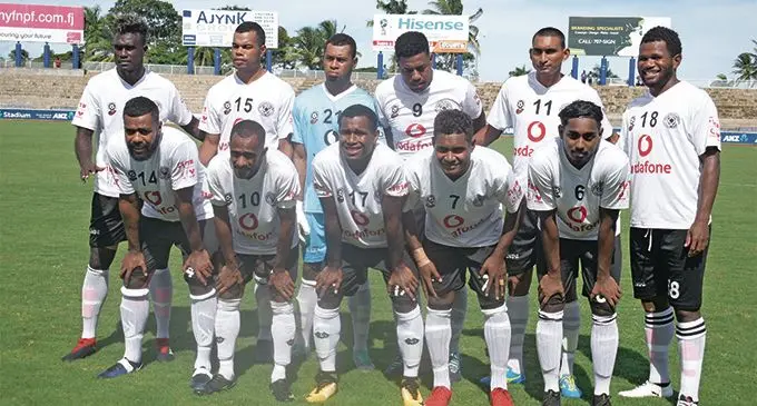 Suva football team. Photo: Sheldon Chanel 
