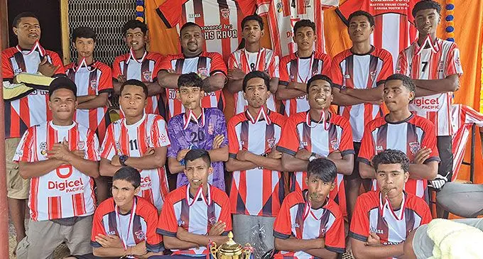 Labasa Youth Under-16 team during their thanksgiving event in Vunivau on November 28, 2024. Photo: Shratika Naidu