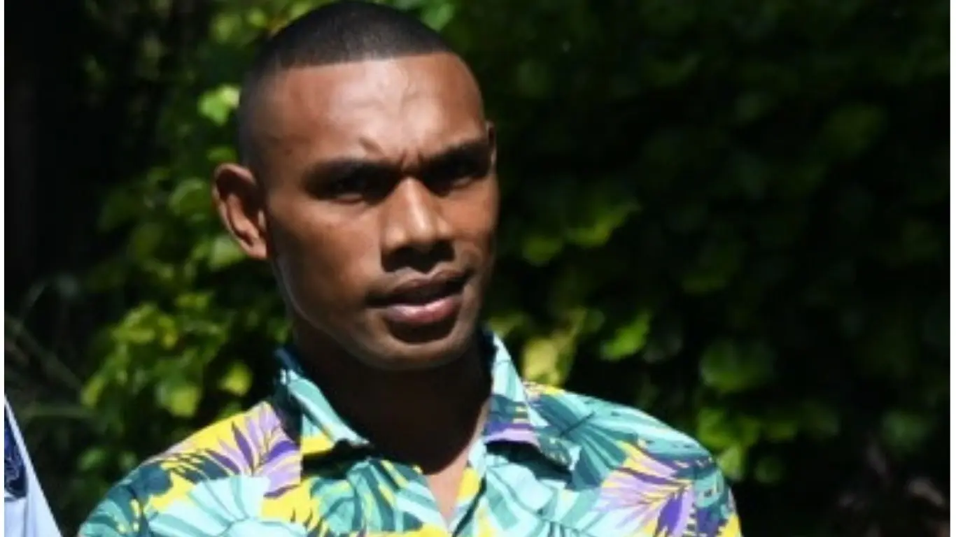 Accused Ilaisa Tanoa Degei outside the High Court in Lautoka.
